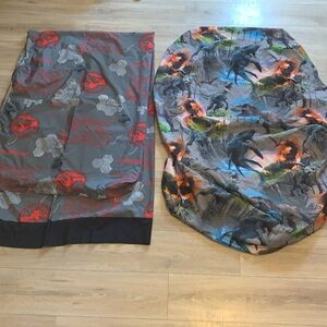 Jurassic World Twin Sheet Top Sheet & Bottom Sheet Set